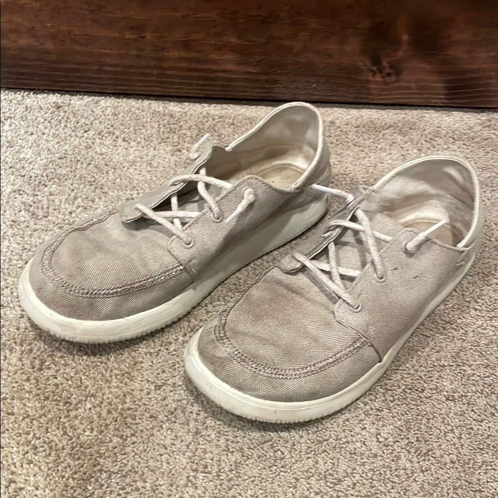 Chaco Grey Canvas Slip Ons